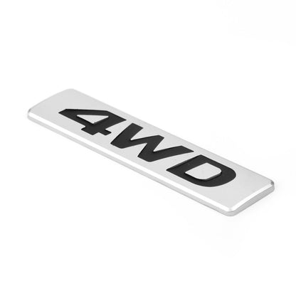 New Metal 4WD Emblem Car Fender Trunk Portellone Distintivo Decalcomanie Adesivo 4WD 4X4 SUV Generico