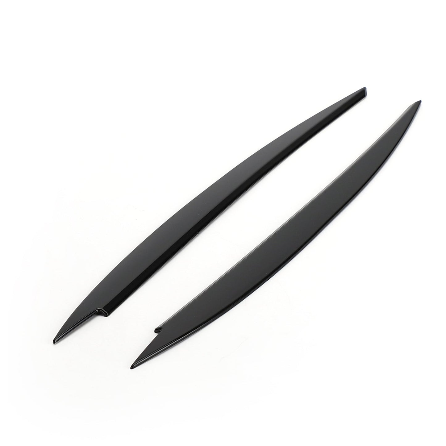 Faro anteriore Palpebra Sopracciglio Copertura Trim Nero Per VW Golf MK7 Golf R GTI GTD Generico