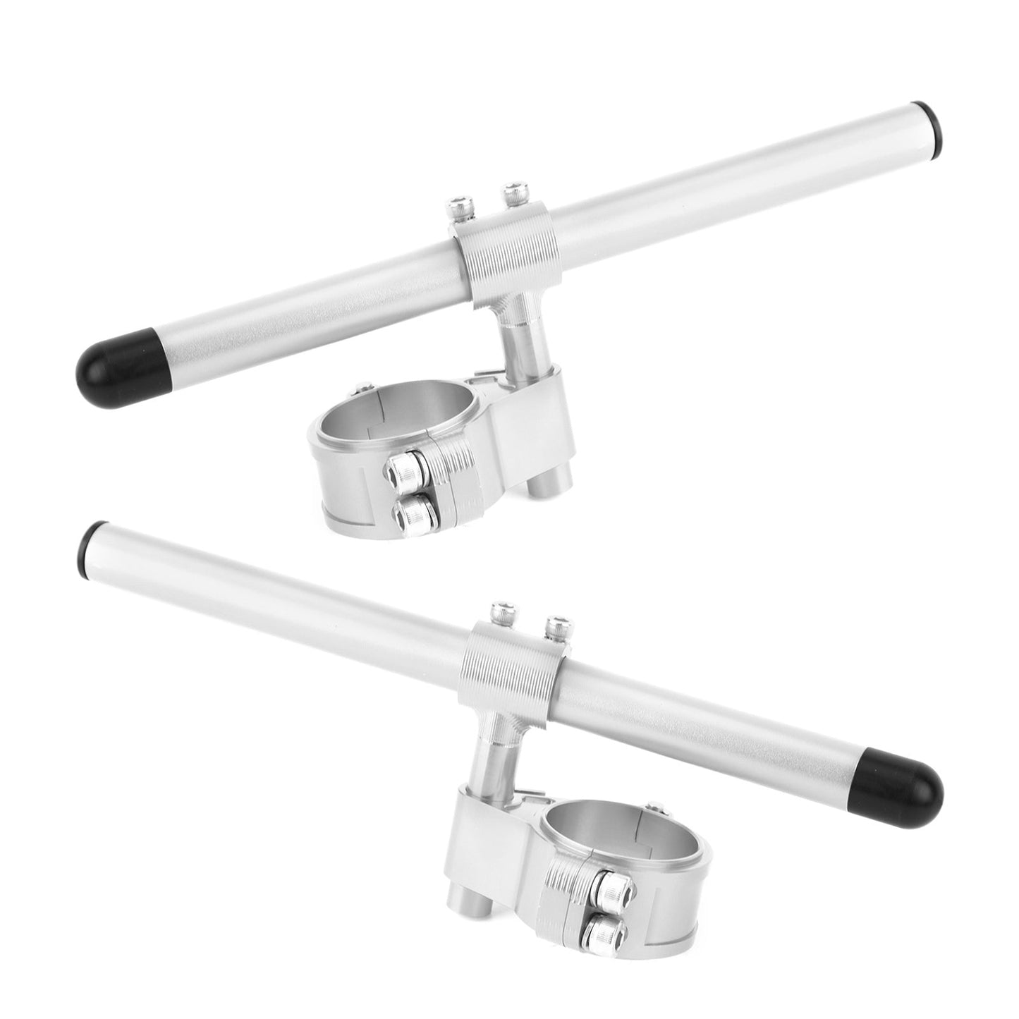 Kit manubrio forcella tubo forcella CNC girevole regolabile universale da 47 mm