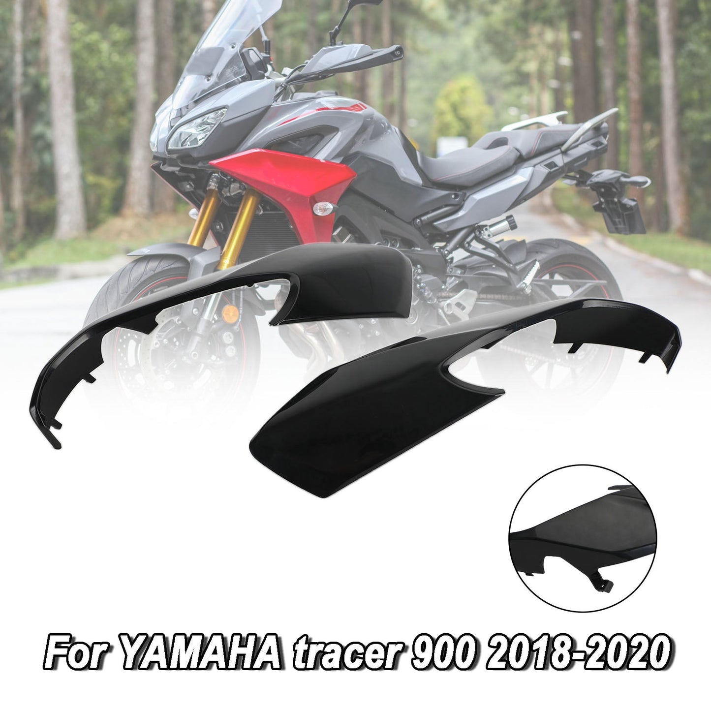 2018-2020 Yamaha Tracer 900/GT Carrozzeria carenatura stampaggio ad iniezione non verniciata