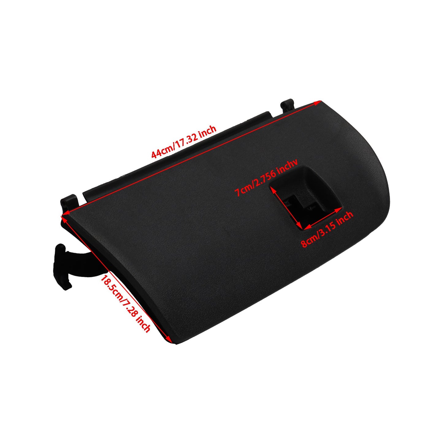 Coperchio vano portaoggetti anteriore nero BMW X3 F25 2014-2018 51166839000