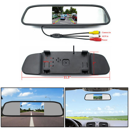 4.3 pollici TFT NTSC PAL LCD Mirror 4.3" Car Monitor Night Vision Parking Assist
