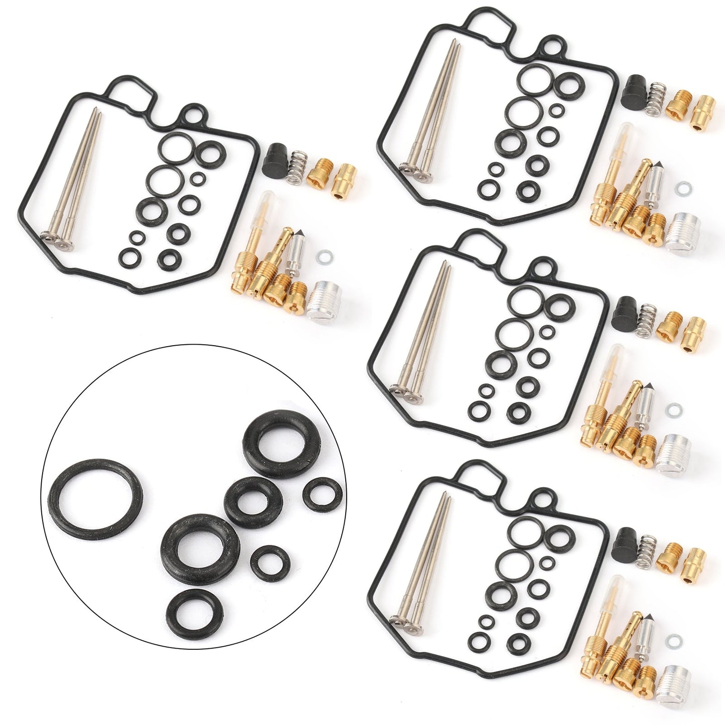 4PC Carburatore Riparazione Rebuild Kit Per Honda CB750F CB750 F Super Sport 1980-1982 Generico