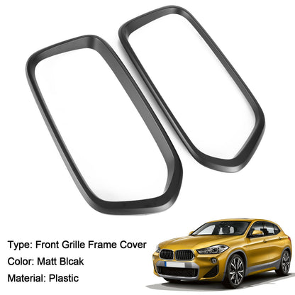 2018-2021 BMW X2 Serie F39 Rivestimento telaio griglia paraurti anteriore nero opaco