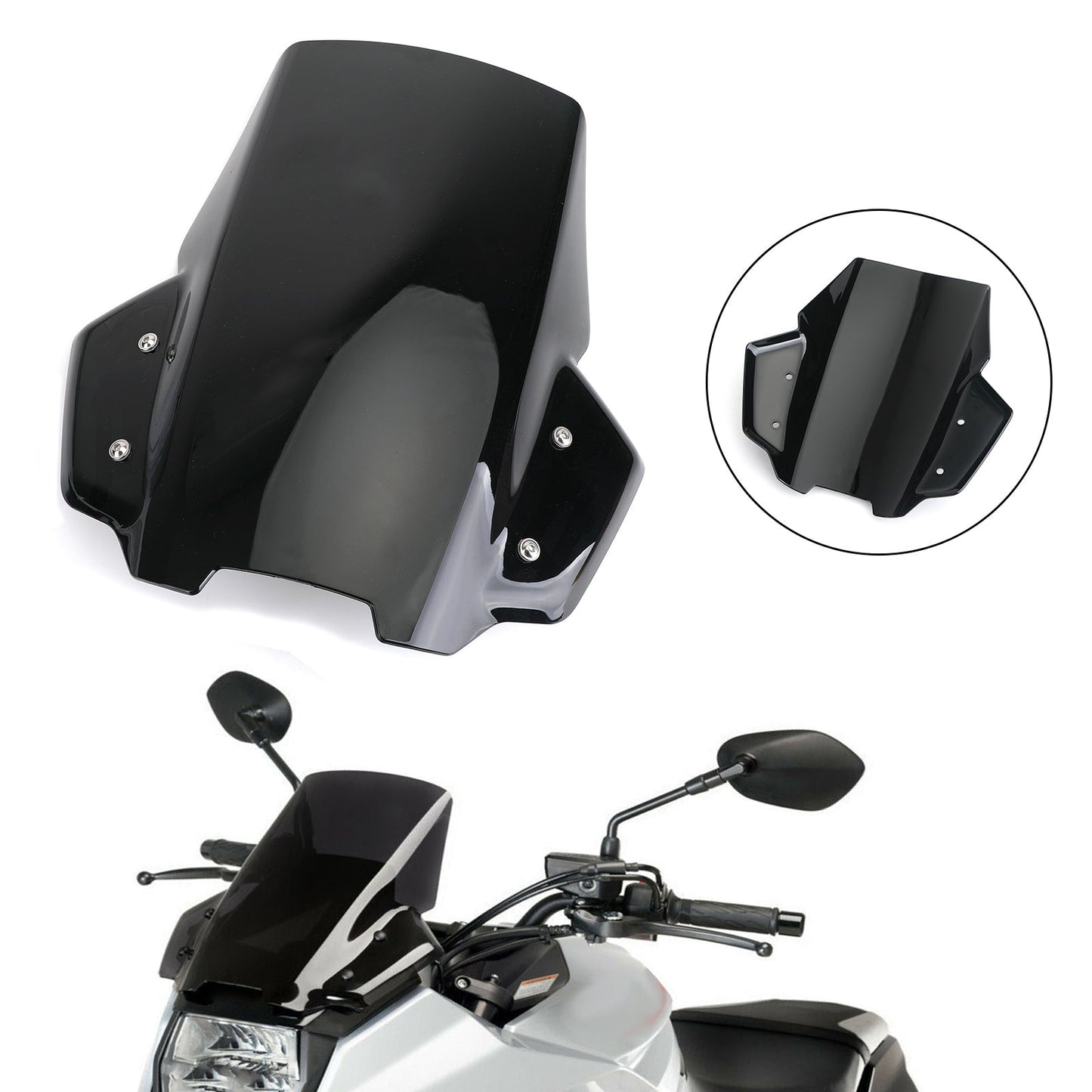 Parabrezza ABS Parabrezza Protezione Parabrezza per Suzuki Katana 2019-2020 Generico