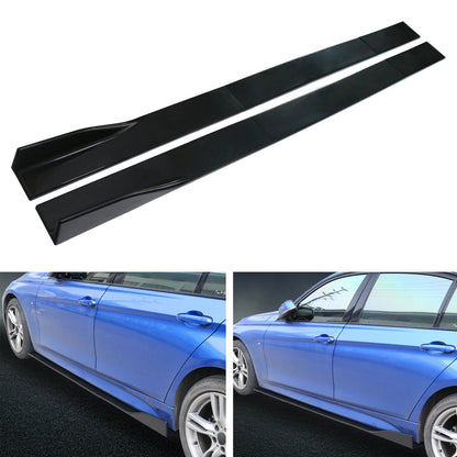 86.6 Universal Side Skirt Extensions Rocker Panel Splitter Lip Polipropilene Generico