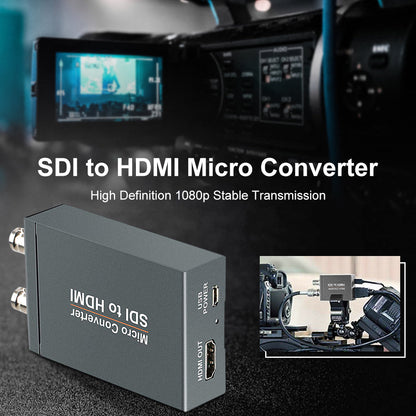 Mini HD Video Micro Converter SDI a HDMI + SDI 1 a 2 Rilevamento formato audio