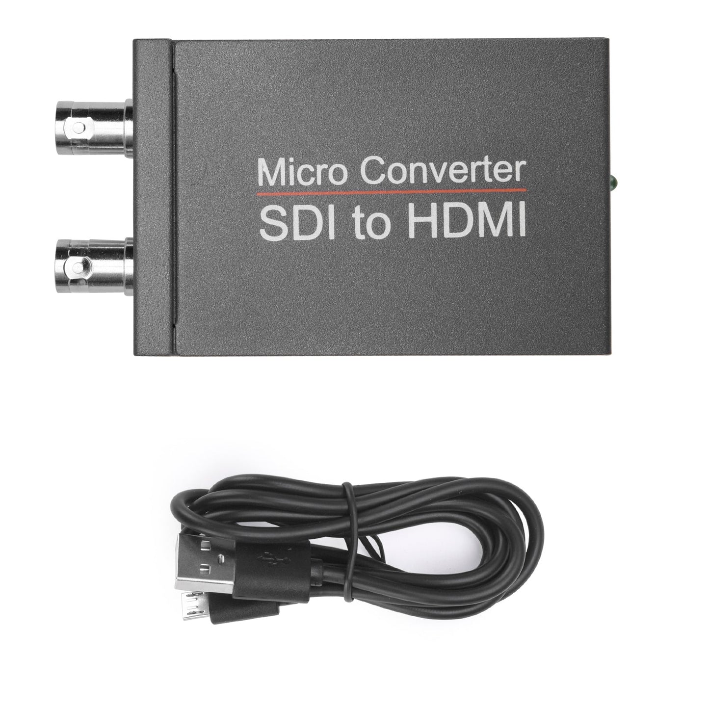 Mini HD Video Micro Converter SDI to HDMI + SDI 1 to 2 Audio Format Detection