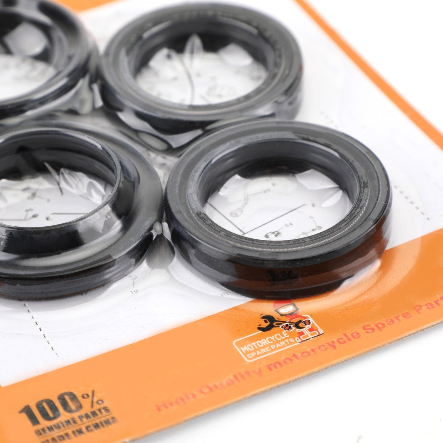 Honda CB 91255-KBH-003,51490-GS2-305,51490-KL4-951 Kit Parapolvere Olio Forcella
