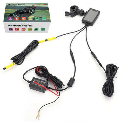 Videoregistratore DVR per videocamera a doppia azione impermeabile da 3 "140 ° per moto IP68 Generico
