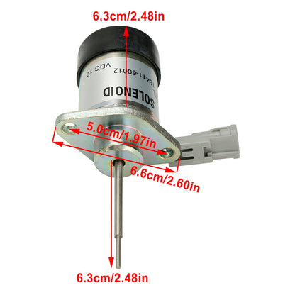 Solenoide di arresto carburante PS41CZ318 1E411-60012 per motore Kubota 325 D902 Z482