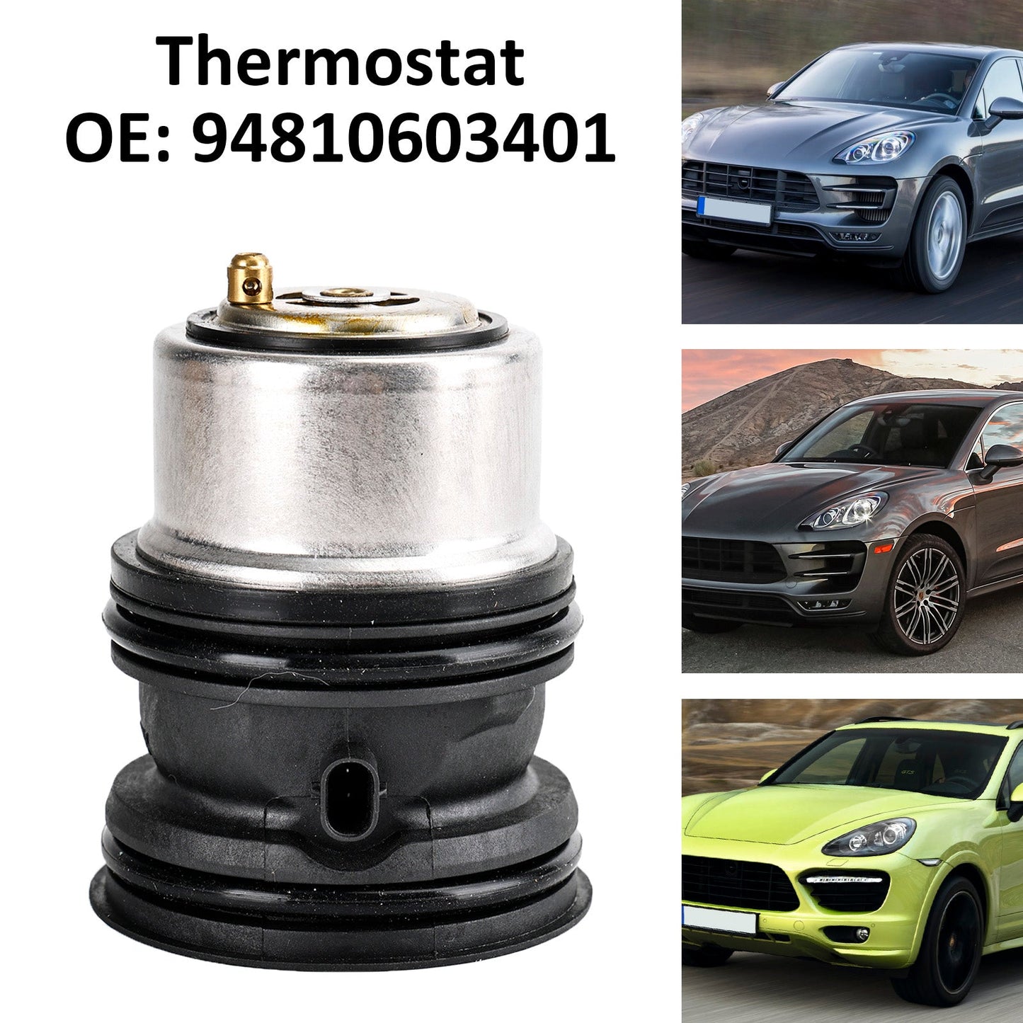 94810603401 Termostato per Porsche Cayenne Panamera Macan 3.0L 3.6L 4.8L