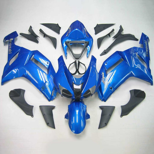 Amotopart Kawasaki 2007-2008 ZX6R 636 Kit di travestimento blu