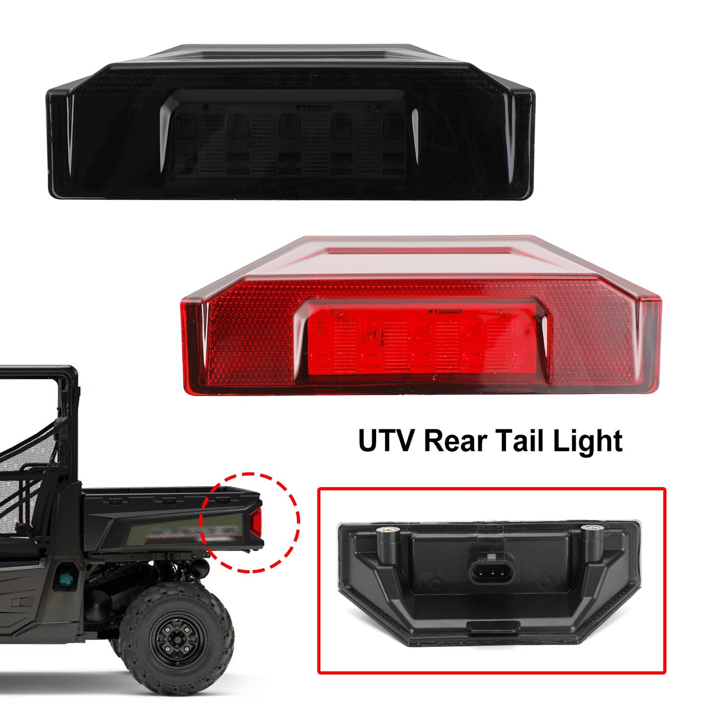 2412774 Fanale posteriore UTV per Polaris Ranger Crew 570 XP 900 General 2013-2020 Generico