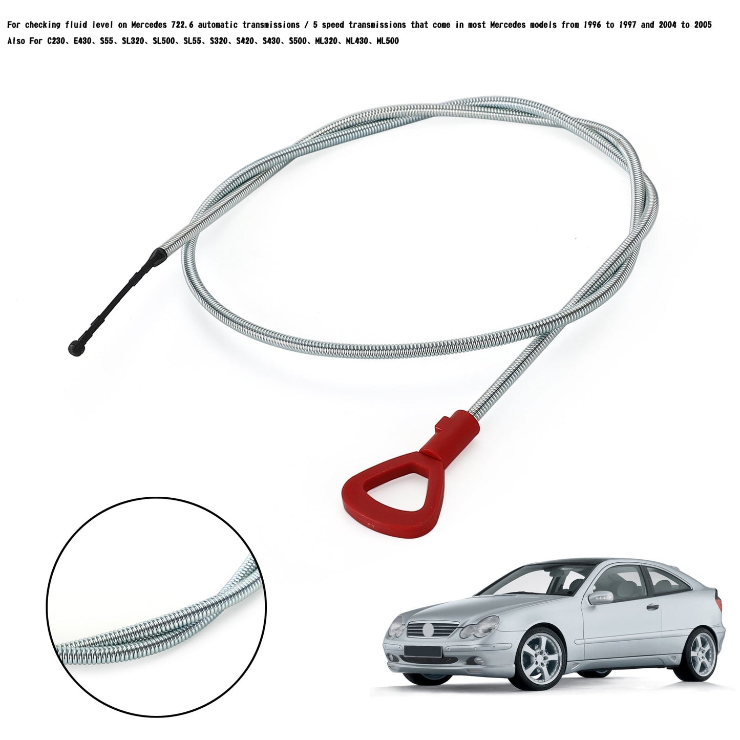 Astina di livello olio cambio per BENZ Mercedes W163 W168 W203 W208 W210 W211 generico