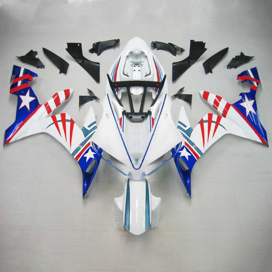 Amotopart Yamaha 2004-2006 YZF 1000 R1 White Star Fearing Kit