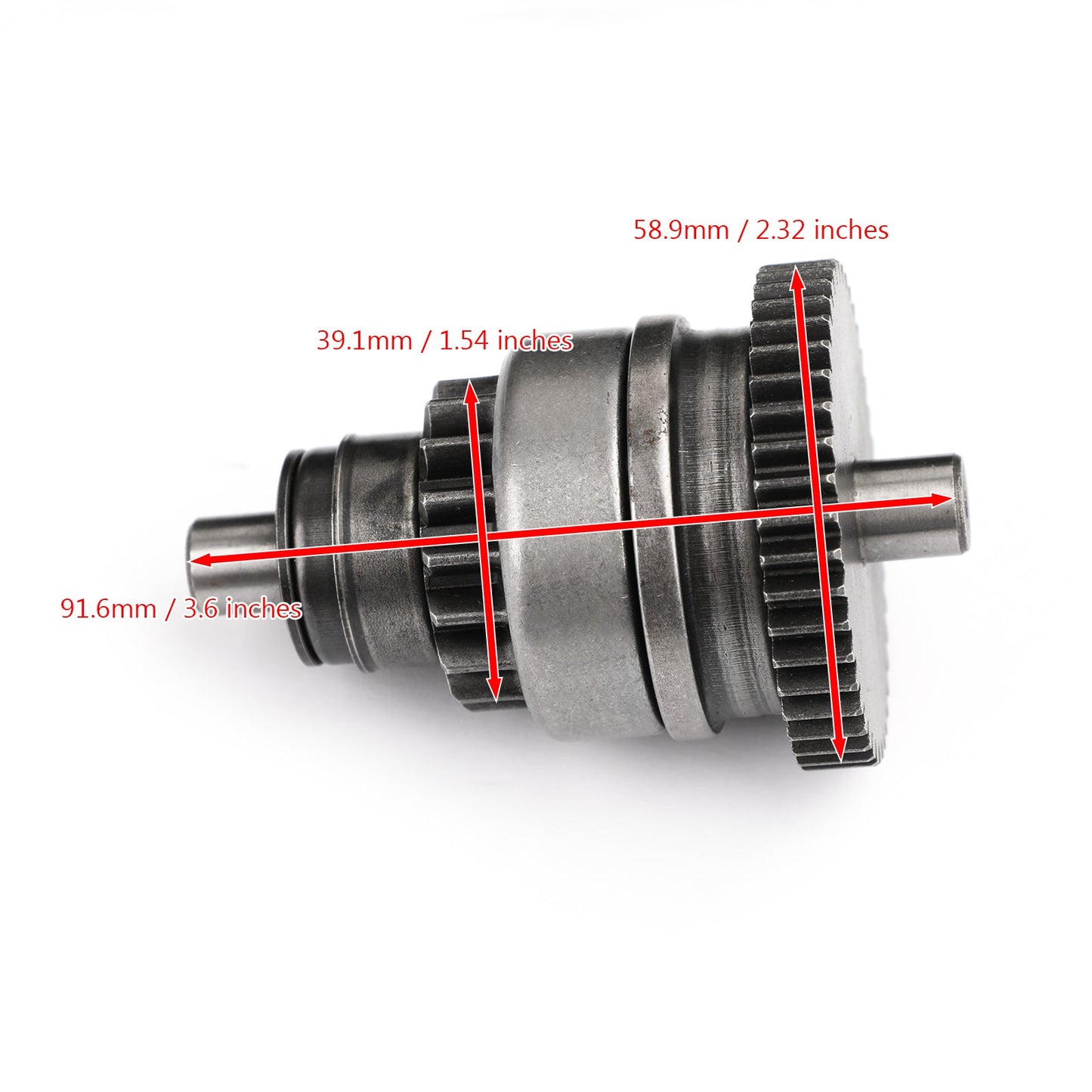 Can-Am Outlander Trxaxter Defender 2003-2020 Motorino di avviamento Bendix Gear Generico