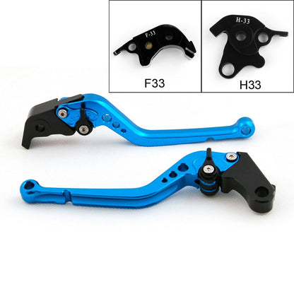 Leve freno frizione lunghe per Honda CB1000R 08-14 CBR1000RR/FIREBLADE 04-07 Nero Generico