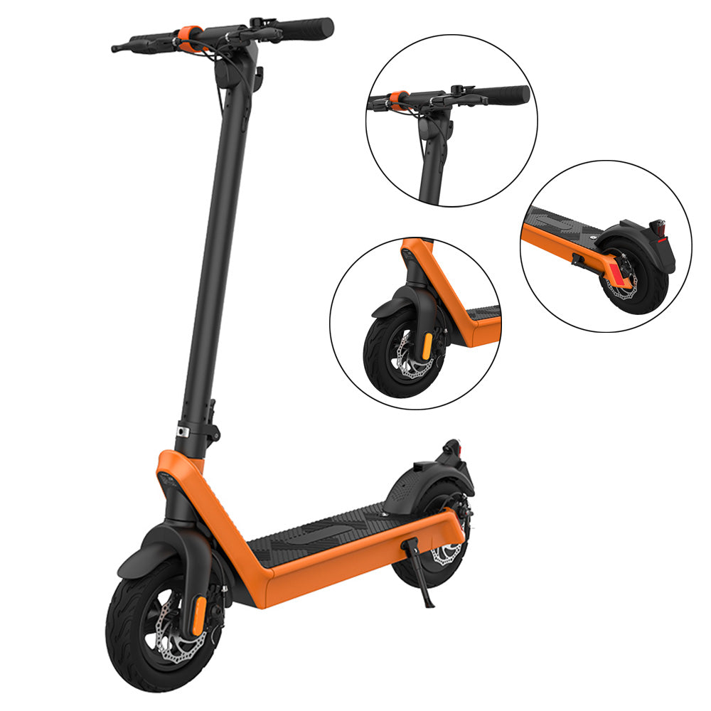 10" gamma elettrica piegante del motorino 500W 70KM 40km/h per il pendolarismo adulto della città