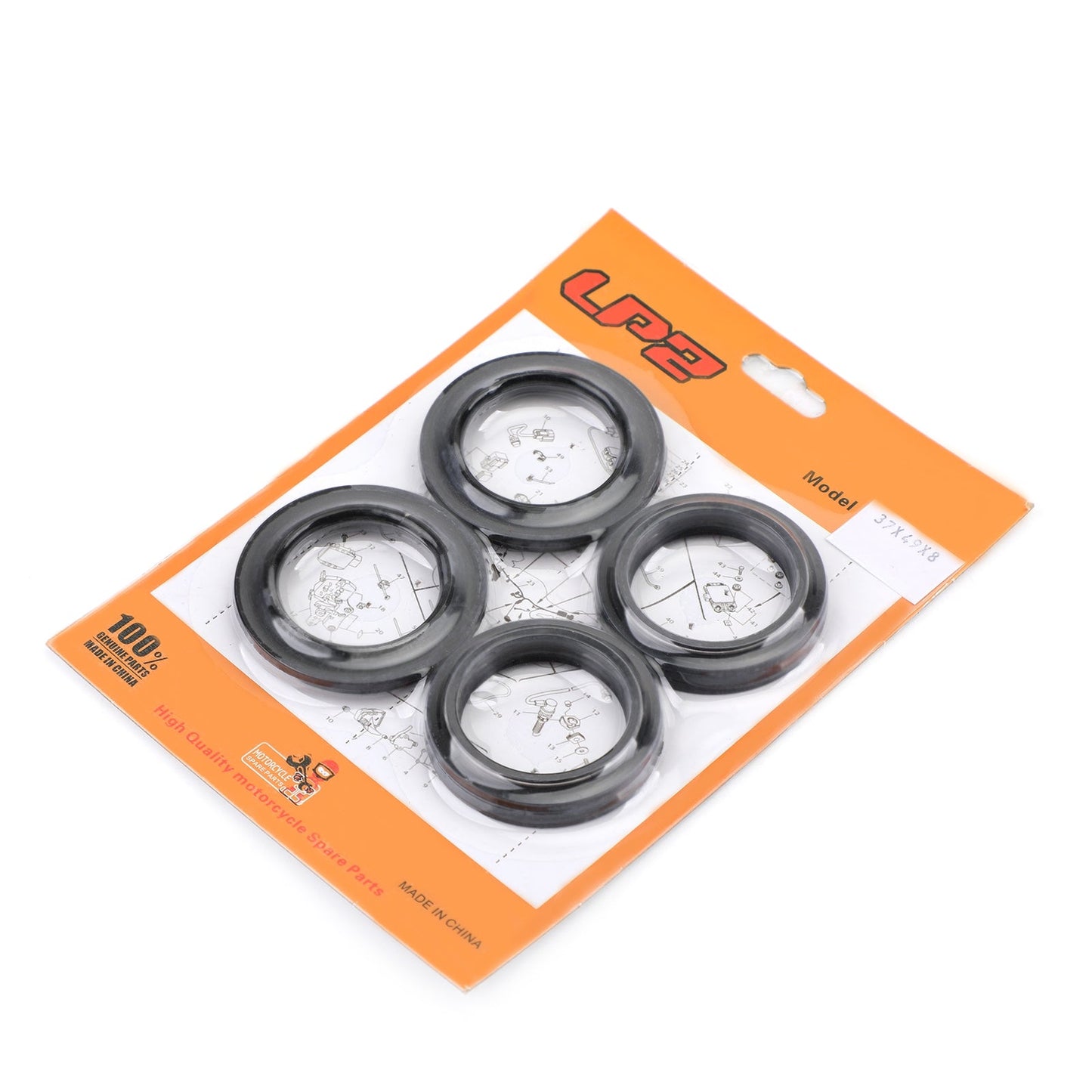 Kit ricostruzione parapolvere olio forcella per Kawasaki ZX600 Ninja ZX750 ZX1100 GPz ZL600 generico