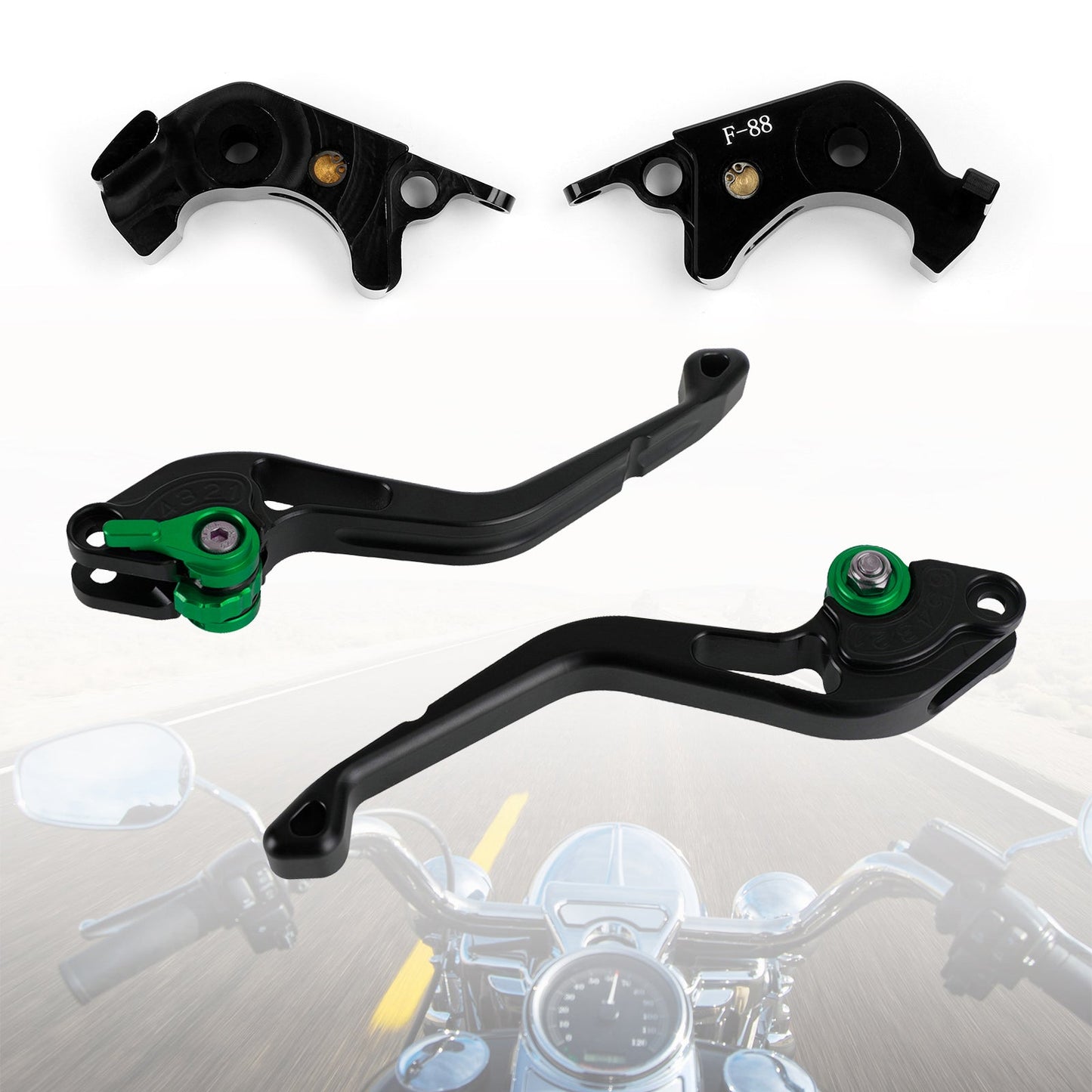 Kawasaki ZX1400 ZX14R ZZR1400 GTR1400 NUOVA Leva freno frizione corta