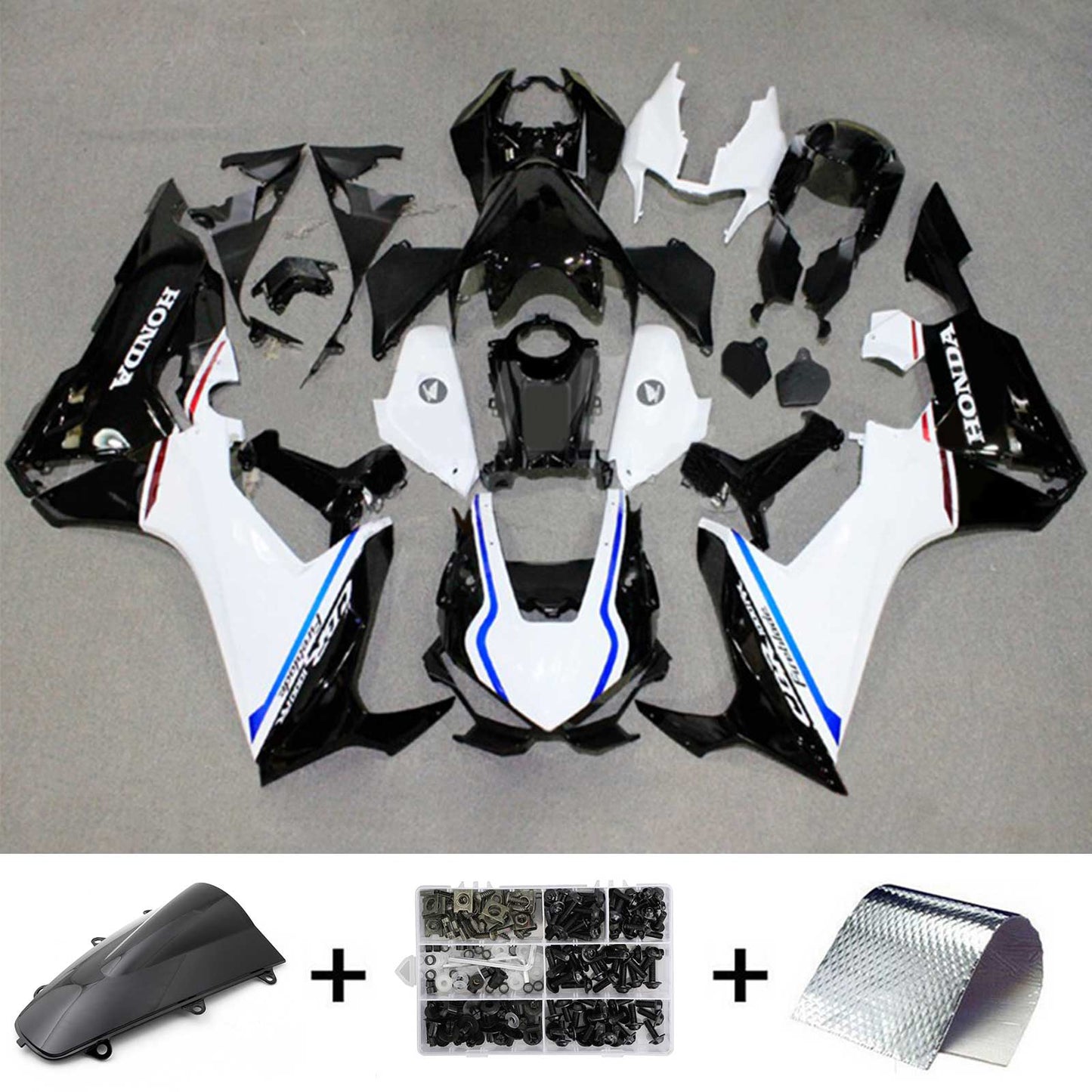 Amotopart Kit carena Honda CBR1000RR 2017-2019 Carrozzeria Plastica ABS