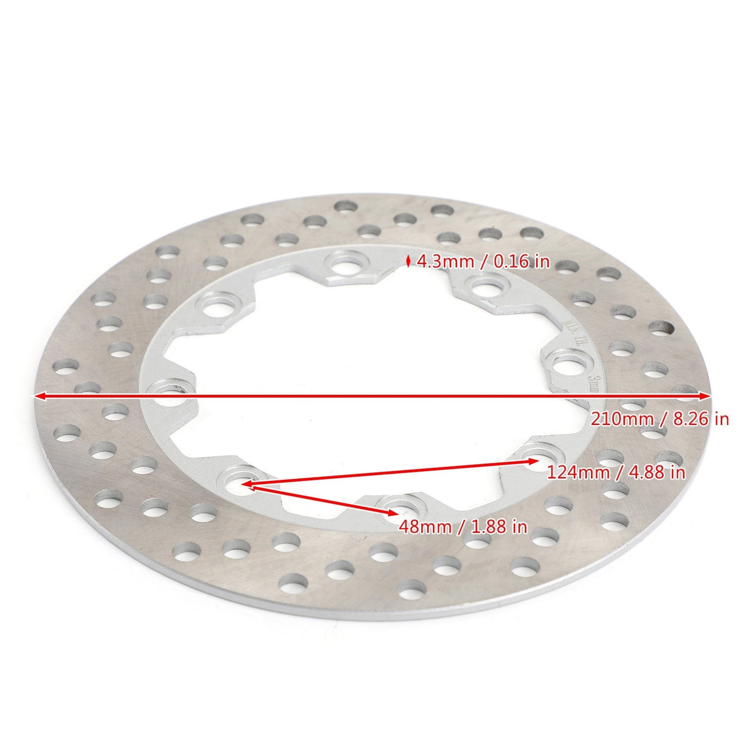 Disco freno posteriore per Kawasaki KL250 Sherpa 250 KJ250 KMX 125 200 1986-2010 Generico
