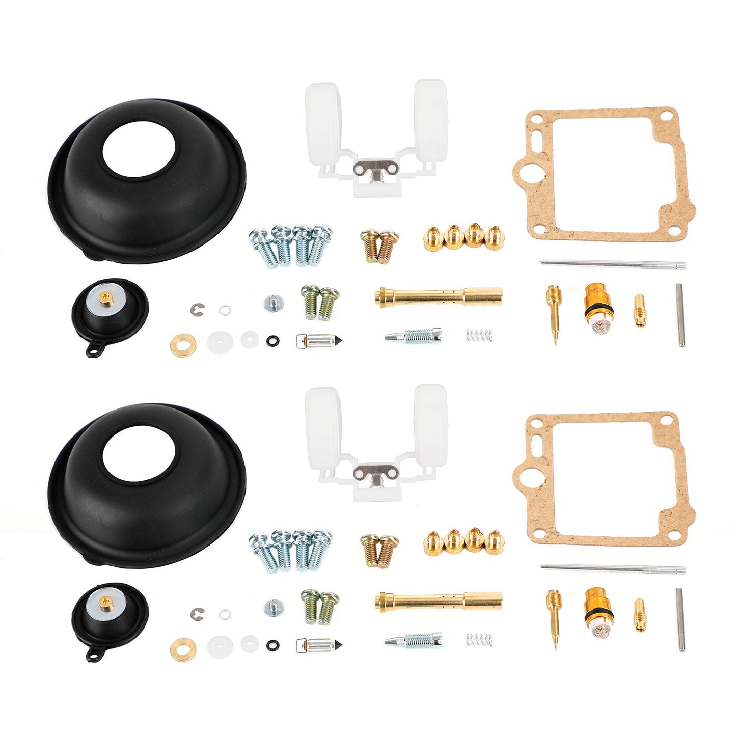 2X Carburatore Carb Rebuild Repair Kit adatto per Yamaha Virago XV750 1988-1998 Generico