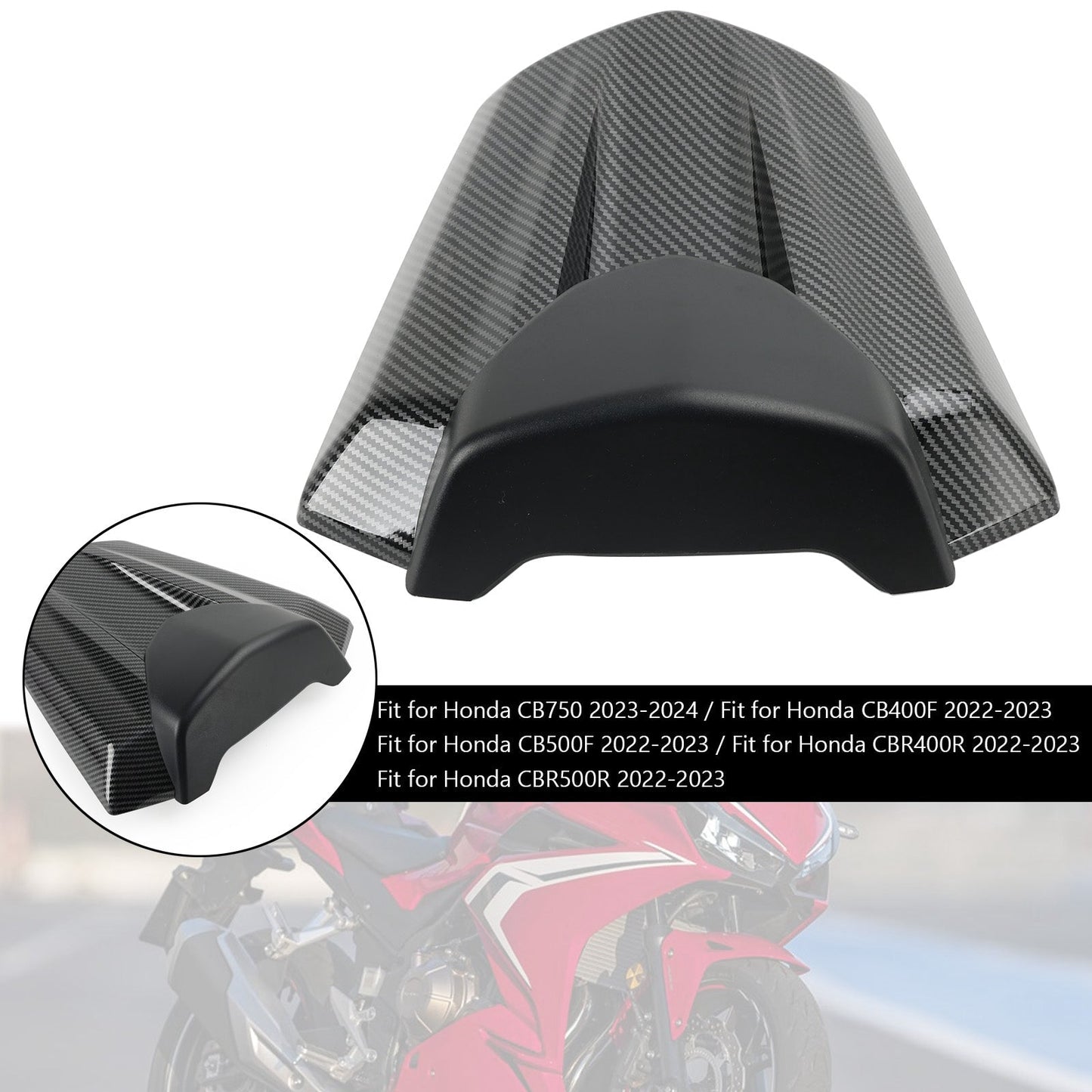 Coperchio carenatura sedile posteriore Honda CBR400R 2022-2023