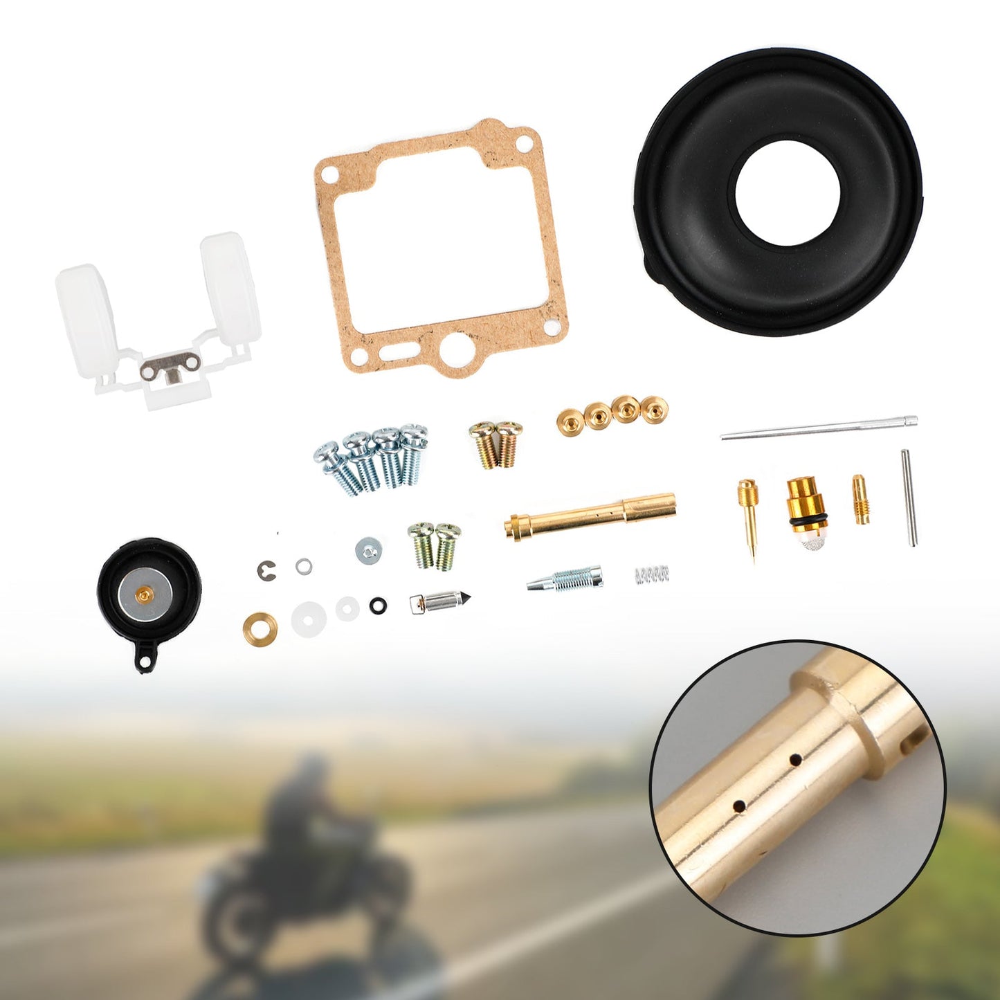 Carburatore Carb Rebuild Repair Kit adatto per Yamaha Virago XV750 1988-1998 Generico