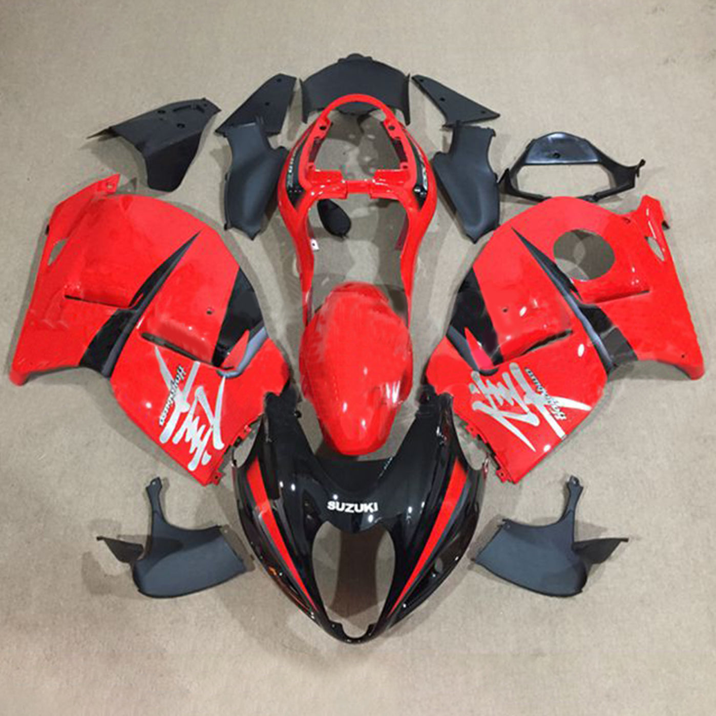 Amotopart Suzuki Hayabusa GSX1300R 1999-2007 Kit carena Carrozzeria Plastica ABS