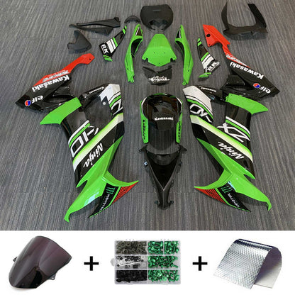 Amotopart Kawasaki ZX10R 2008-2010 Kit carena Carrozzeria Plastica ABS