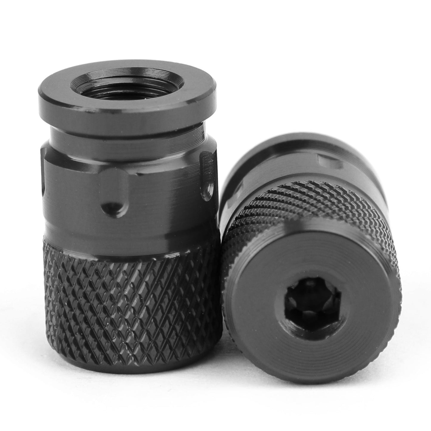 Coppia tappi stelo valvola pneumatico antifurto billetta CNC per motocicletta bici camion auto