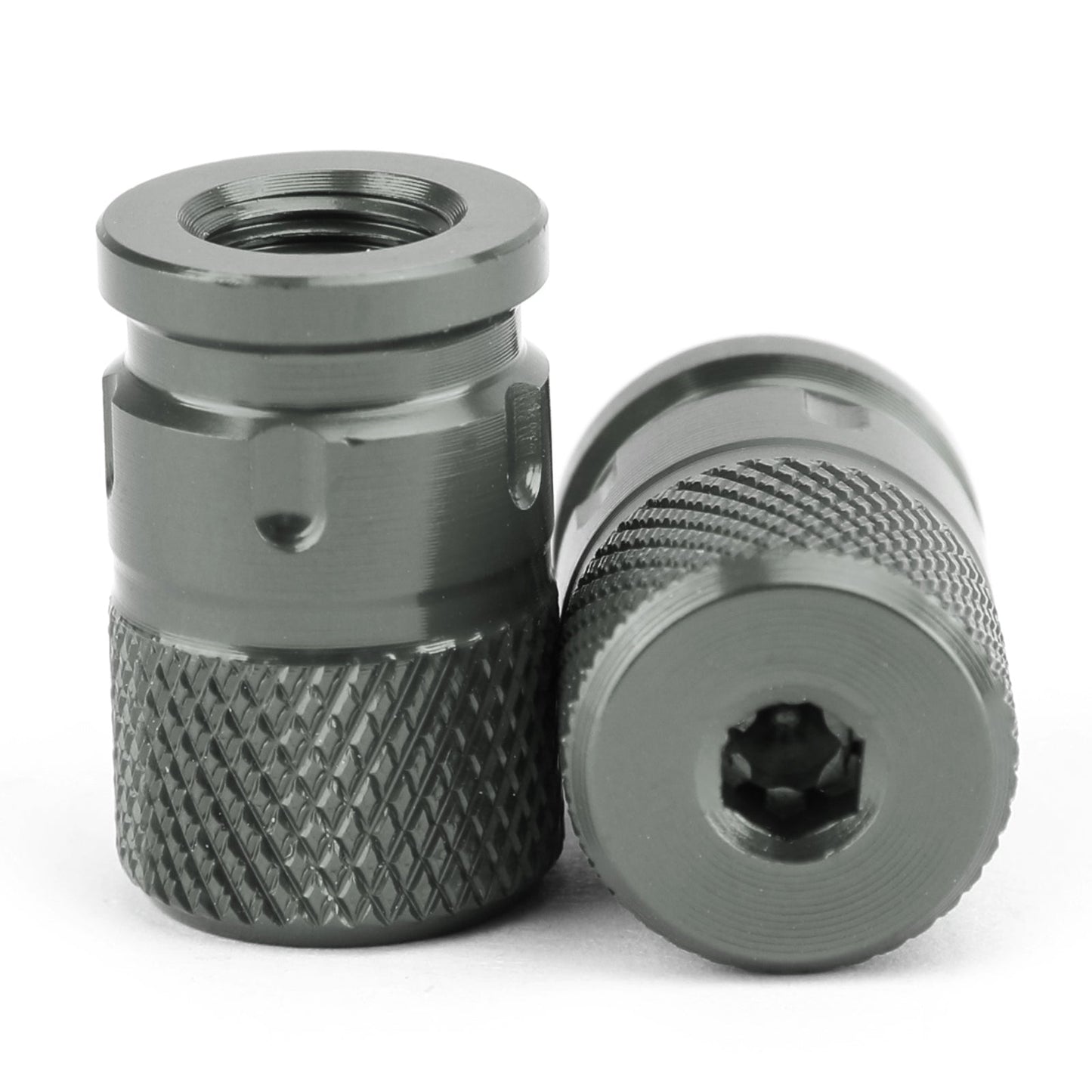 Coppia tappi stelo valvola pneumatico antifurto billetta CNC per motocicletta bici camion auto