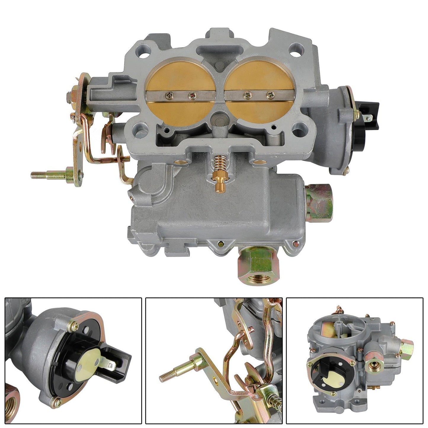 Carburatore Carb adatto per Marine Mercruiser 2 Barrel 3.0L 4 CYL con tiranteria lunga