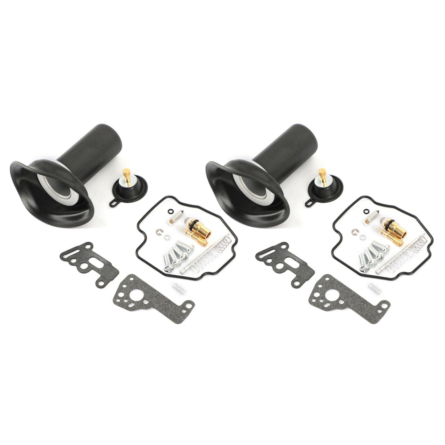 2set Carburatore Kit di Riparazione Stantuffo Diaframma per Yamaha VIRAGO 535 XV535 1990-01 Generico