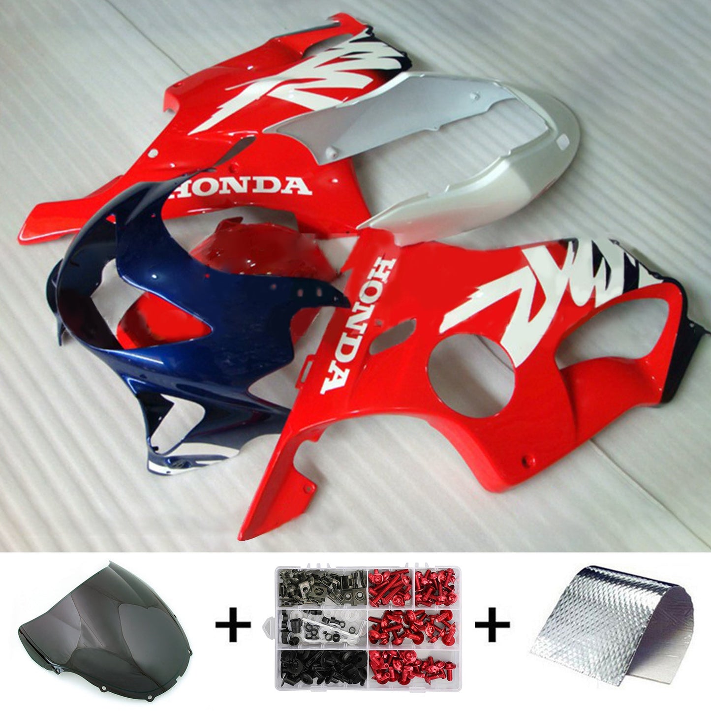 Amotopart Kit Carena Honda CBR600 F4 1999-2000 Carrozzeria Plastica ABS