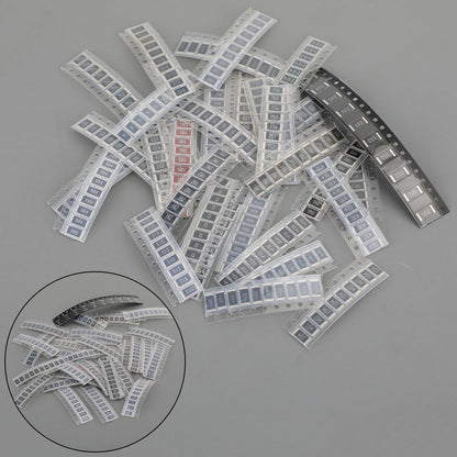 1210/2010/2512/1812 Kit resistori SMD assortiti 1R-1M Ohm 5% 33 valori