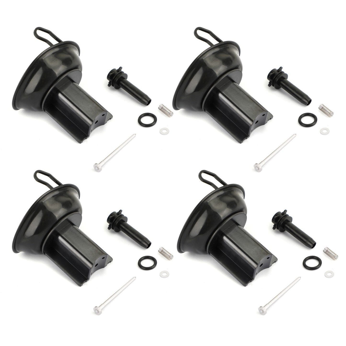 4x Moto Kit riparazione carburatore pistone diaframma per Honda CB400 VTEC CB 400 Generico