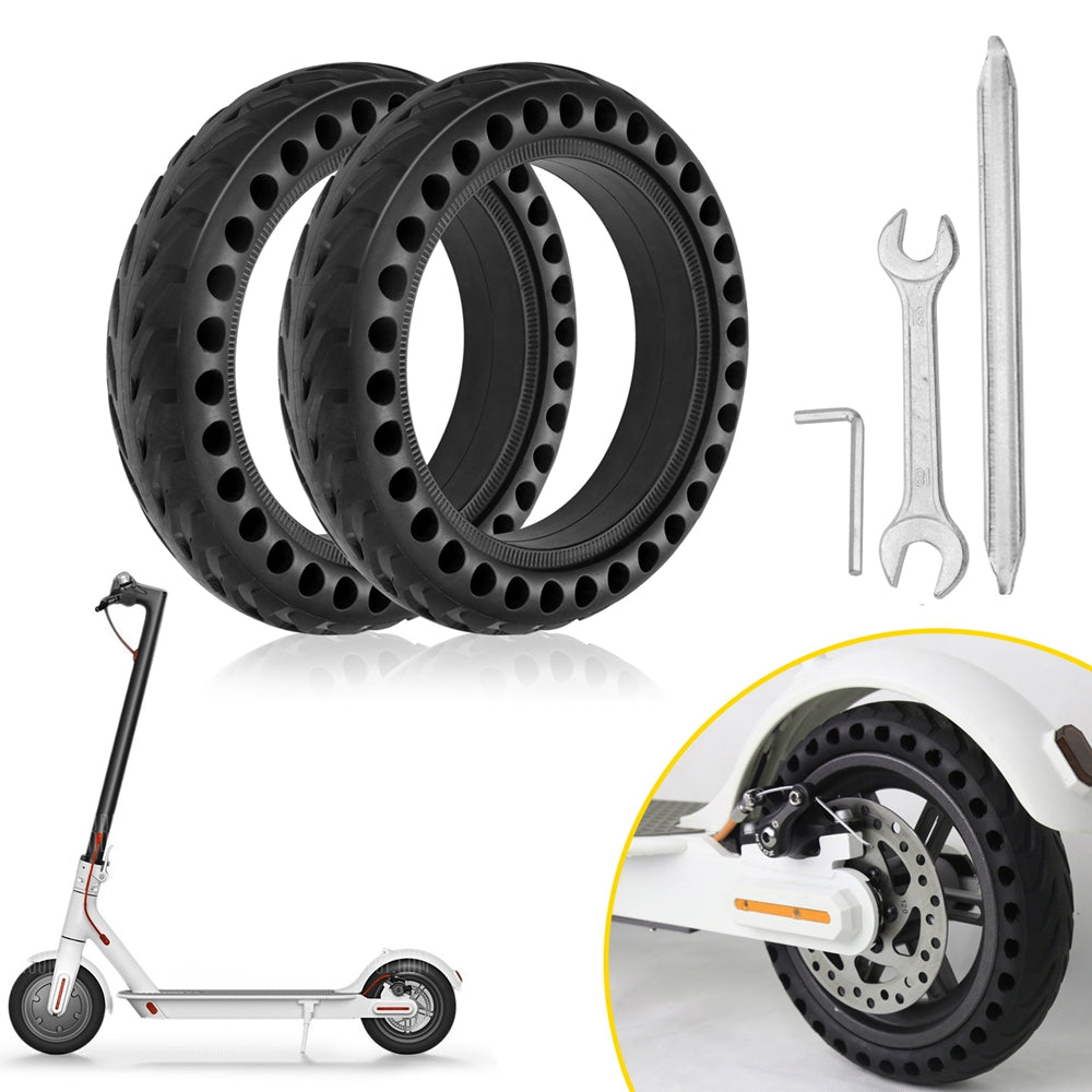 Pneumatici per scooter elettrici solidi 2×8.5 con 3 strumenti per Xiaomi m365 gotrax gxl/XR