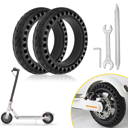 Pneumatici per scooter elettrici solidi 2×8.5 con 3 strumenti per Xiaomi m365 gotrax gxl/XR