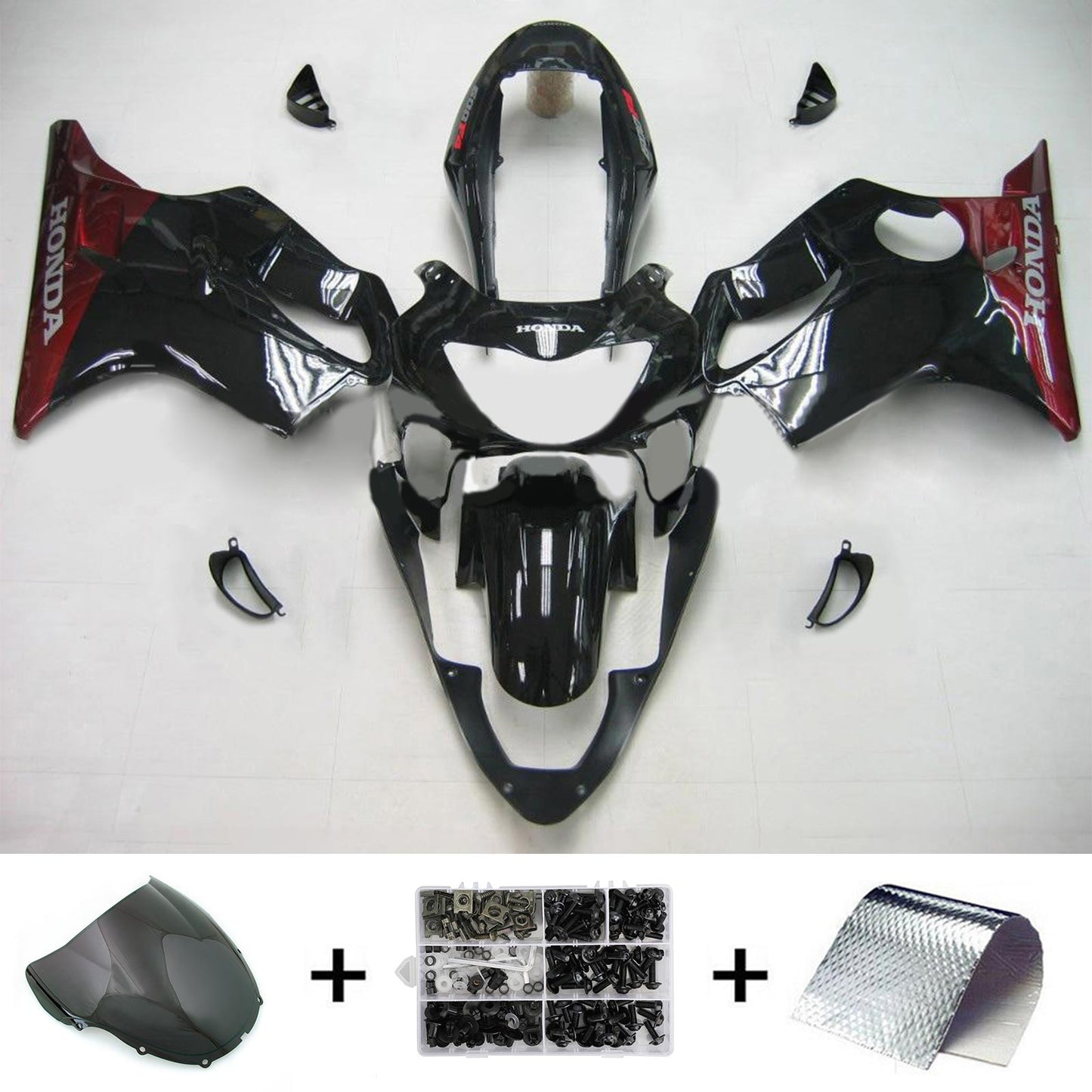 Amotopart Honda CBR600F4 1999-2000 Kit travestimento Body Plastic Abs