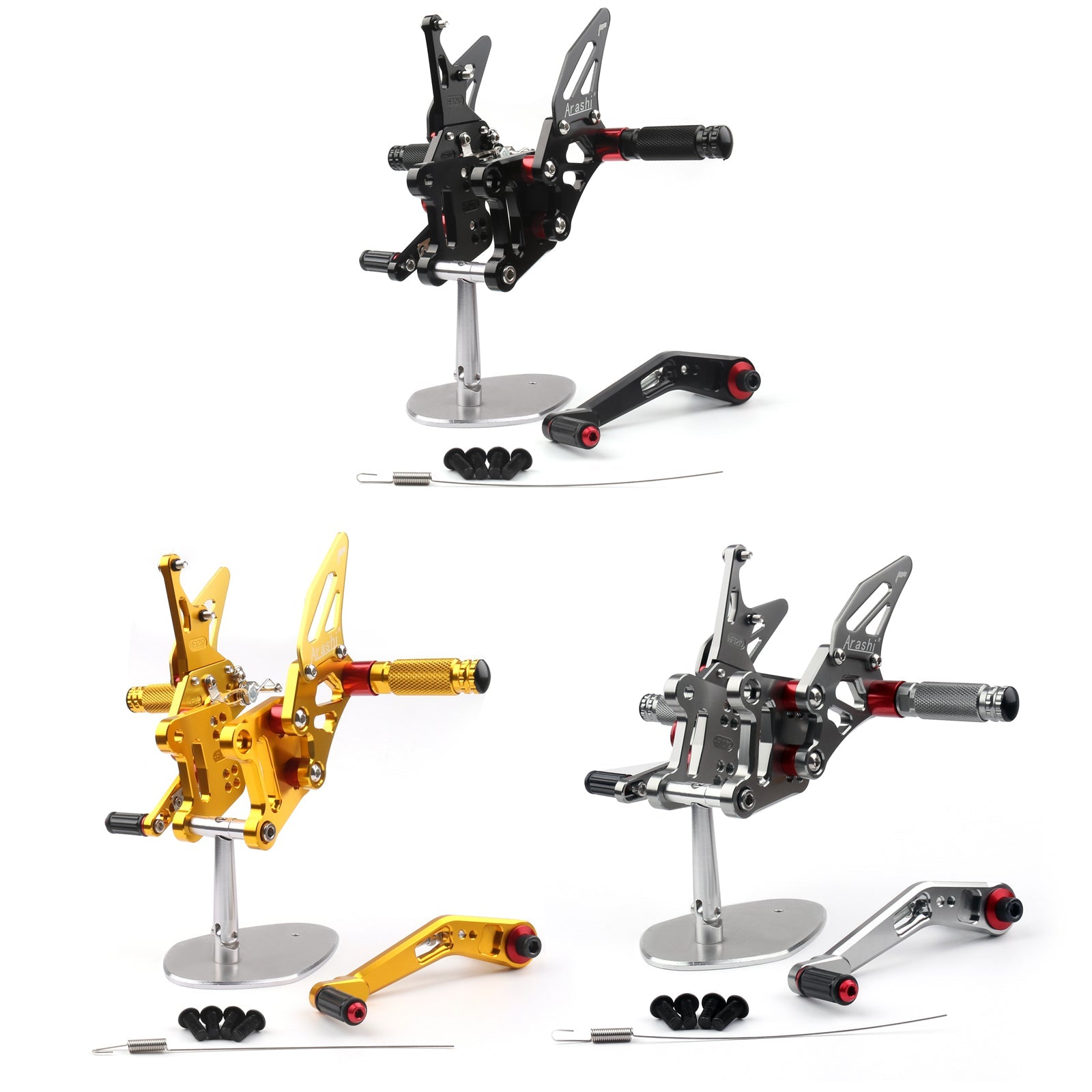 Rearsets Foot pegs Rear sets Footrest For Suzuki GSXR1000 GSXR 1000 17-20