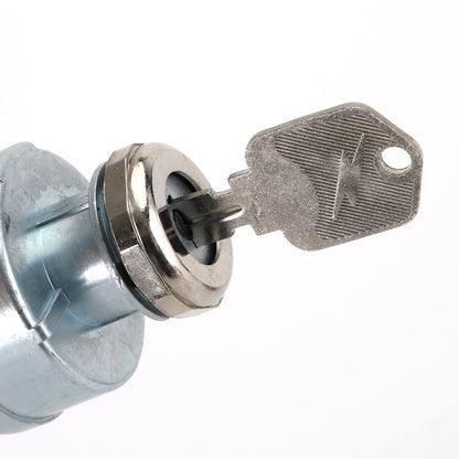 Interruttore di accensione per carrello elevatore Clark 1723186 2339413 272041 7004210 con 2 chiavi