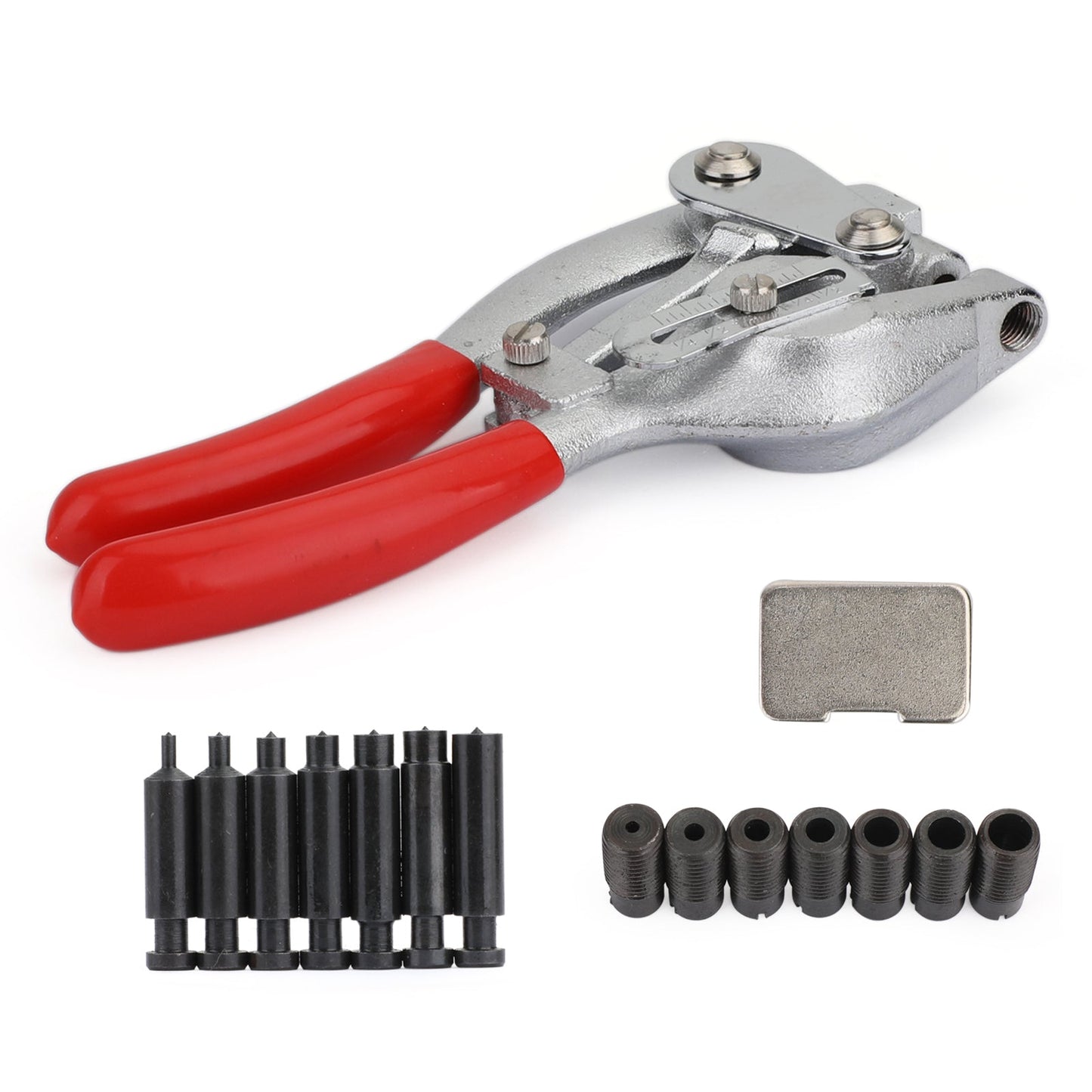 1 tonnellata 7 dimensioni muore kit di punzonatura di potenza aeronautica perforazione di lamiere riparazione fai da te