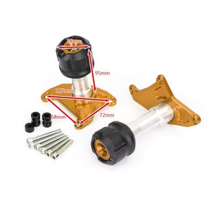 KIT TAMPONI PARATELAIO DEFENDER NERO per Honda MSX125 MSX125SF Grom 2013-2020