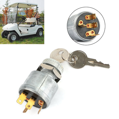 Interruttore a chiave per carrello EZGO - 4 poli con luci di fabbrica 81+ Gas ed elettrico 33639G01