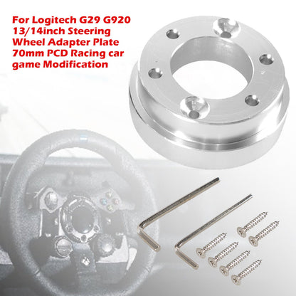 Per Logitech G29 G920 Piastra adattatore per volante da 13/14 pollici 70mm Pcd Racing