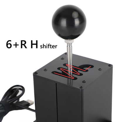 6+R 7+R USB Simulator H Leva del cambio per PC con volante Logitech T300RS/GT