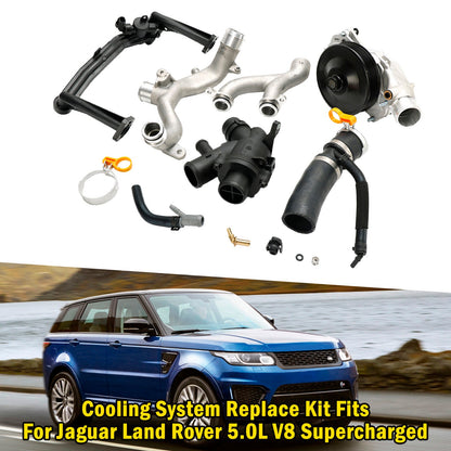 Kit di sostituzione del sistema di raffreddamento V8 Jaguar F-Type 5.0L 2014-2021 AJ812119 AJ813909 AJ814042